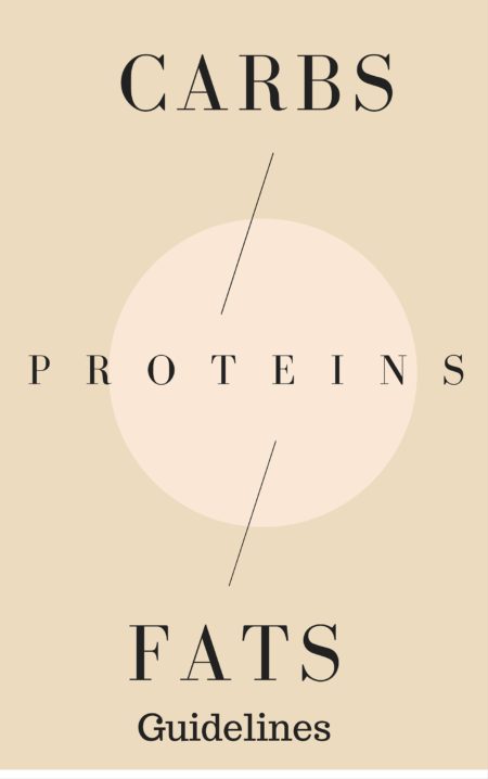 Carbs Proteins and Fats - Guidelines
